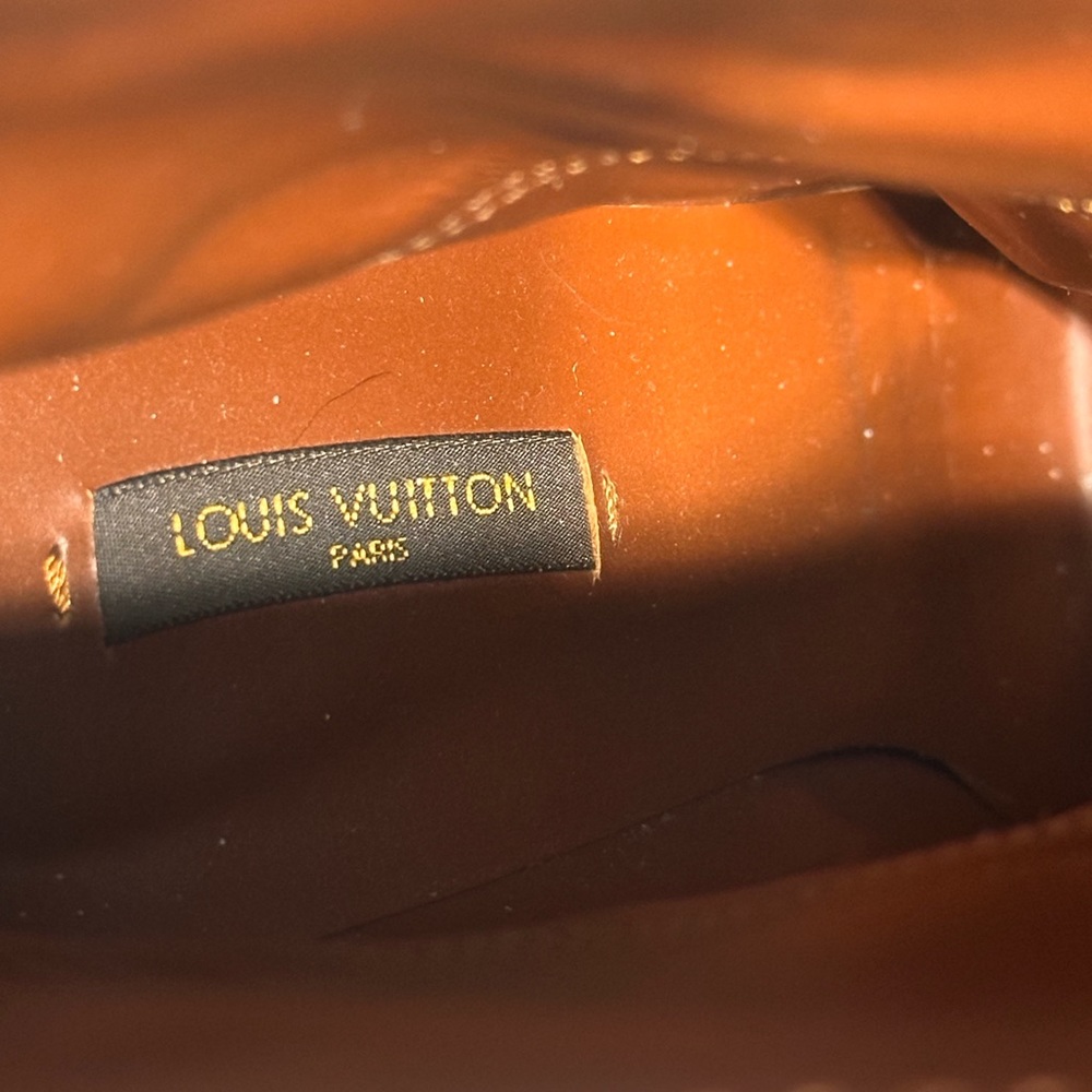 Louis Vuitton Brown Leather Platform Ankle Length Boots Size 37 - Picture 5 of 11